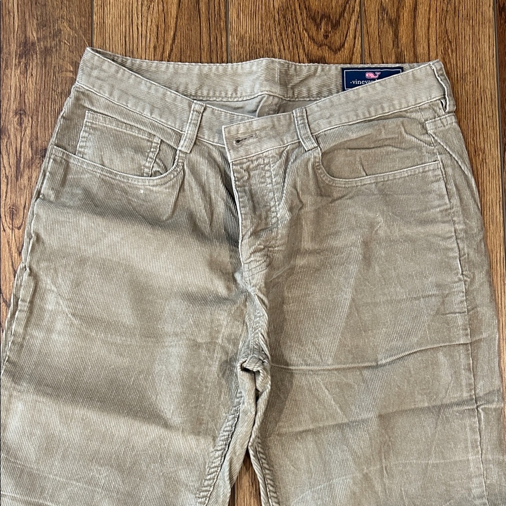 Vineyard Vines Men's Corduroy Pants in Tan